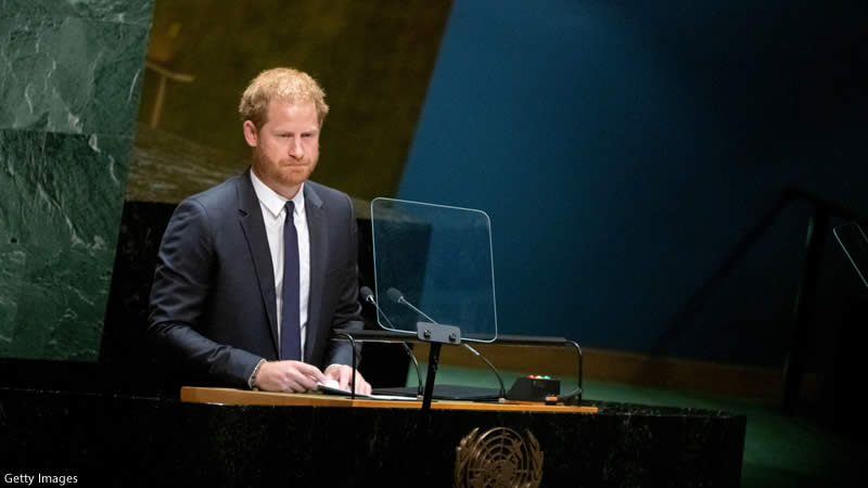 Prince Harry UN Speech