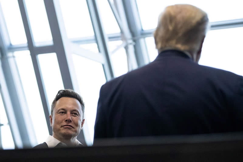 Elon Musk and Donald Trump Pictures