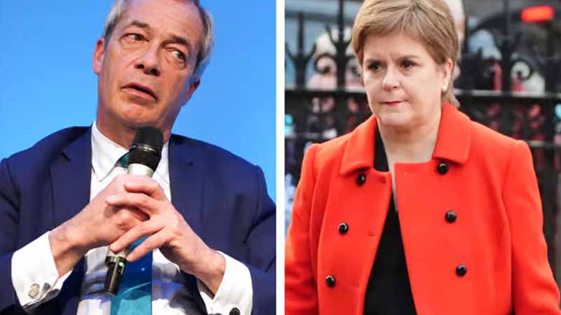 Deluded Nicola and Nigel Farage