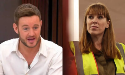 Oscar Reddrop and Angela Rayner