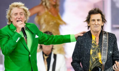 Rod Stewart and Ronnie Wood