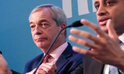 Zia Yusuf and Nigel Farage