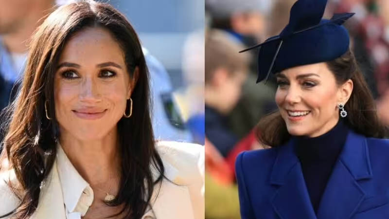 Meghan Markle and Kate Middleton