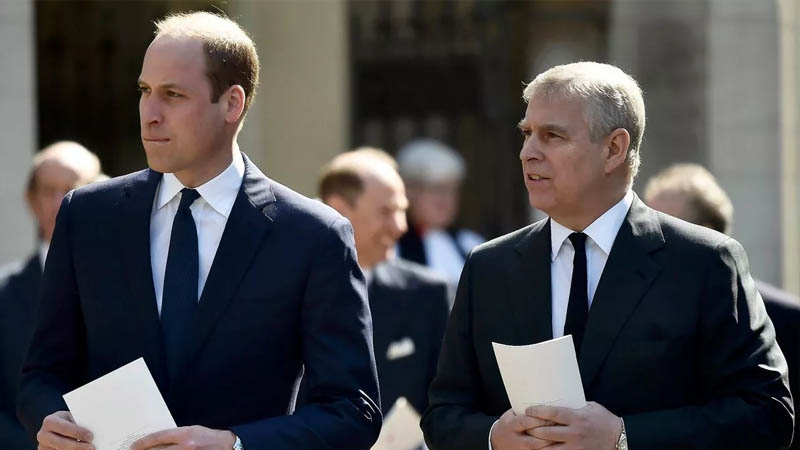 Prince Andrew and Prince William