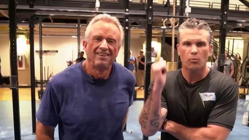 Robert F Kennedy Jr and Pete Hegseth
