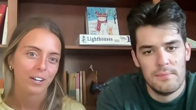 Julia Pallis and Collin Tully