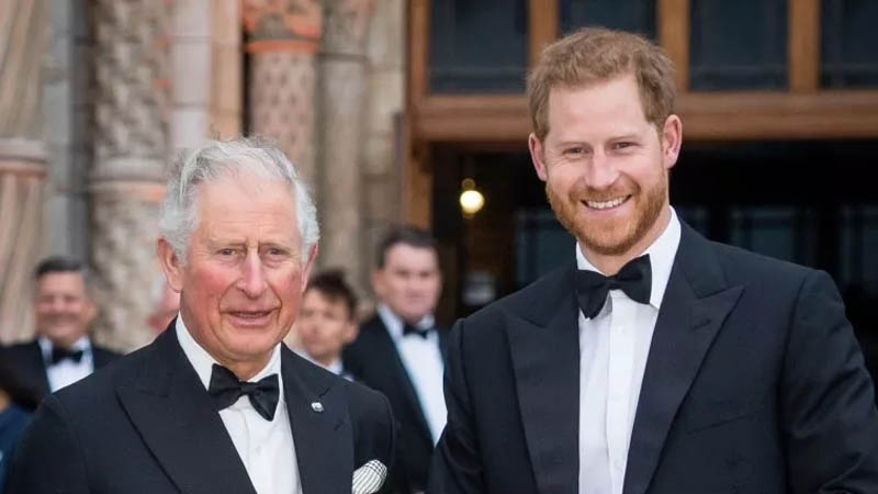 King Charles and Prince Harry