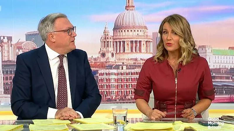 Susanna Reid and Ed Balls
