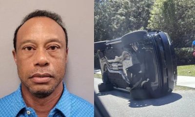 Tiger Woods rollover car crash