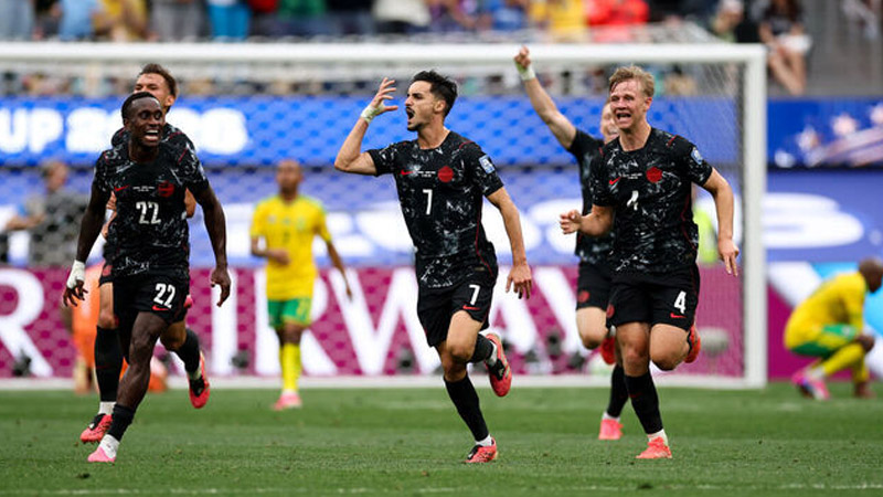 CANADA TAKES THE LEAD IN STOPPAGE TIME